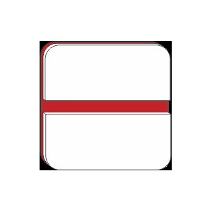 Laminat grawerski - biały, z czerwonym wnętrzem, samoprzylep, zewnętrzny grubość - 1,7mm